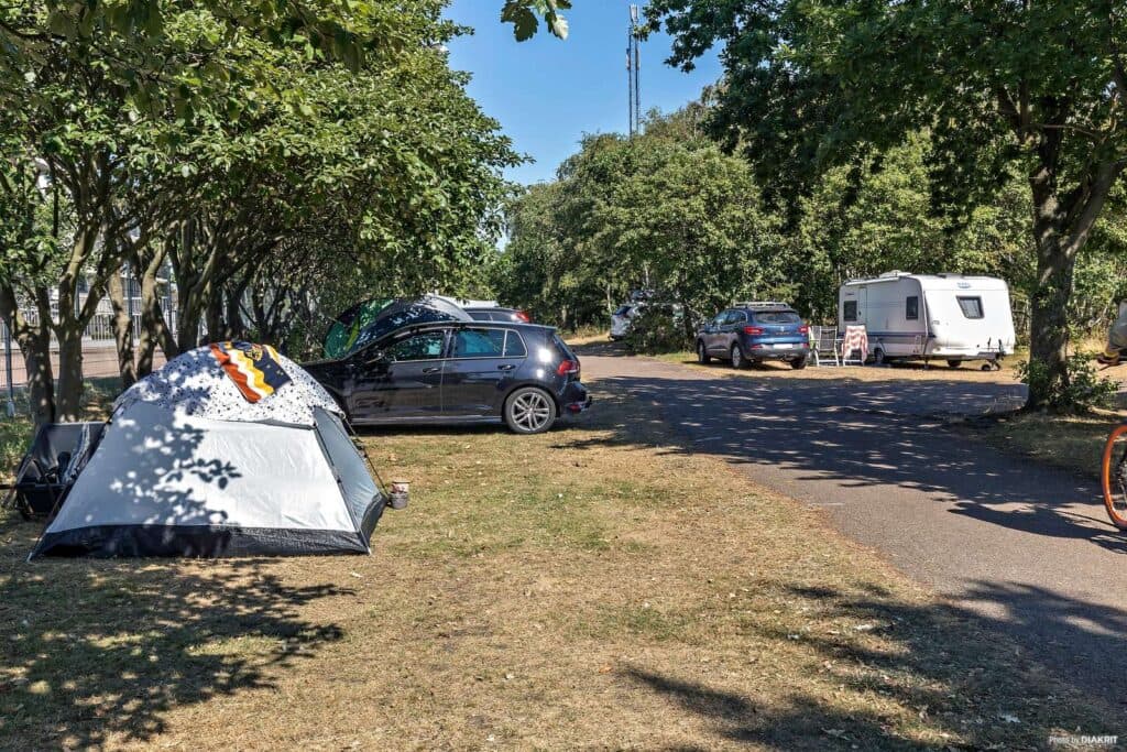 Tältplats i Helsingborg på campingen Råå Vallar - Helsingborg