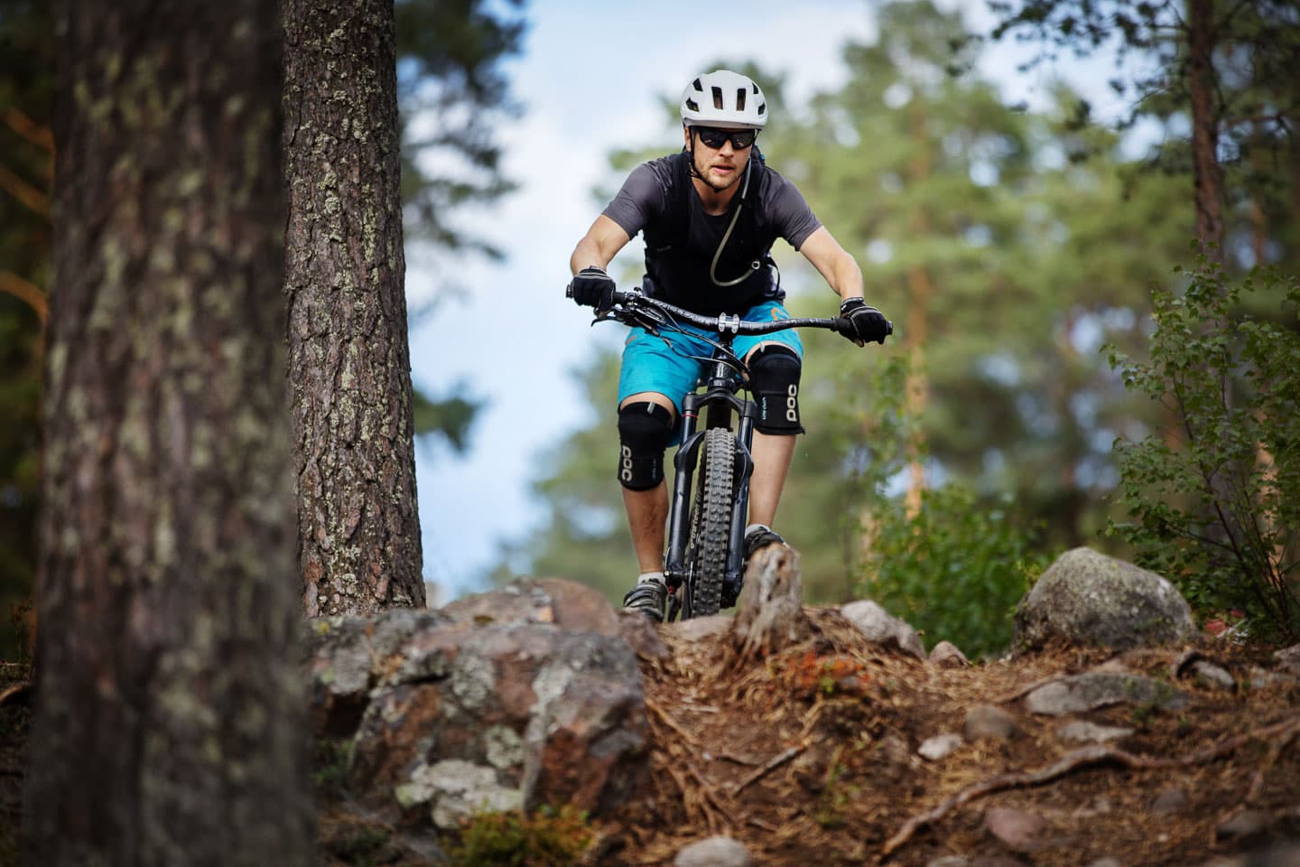 MTB-leder vid Lugnet i Falun nära First Camp