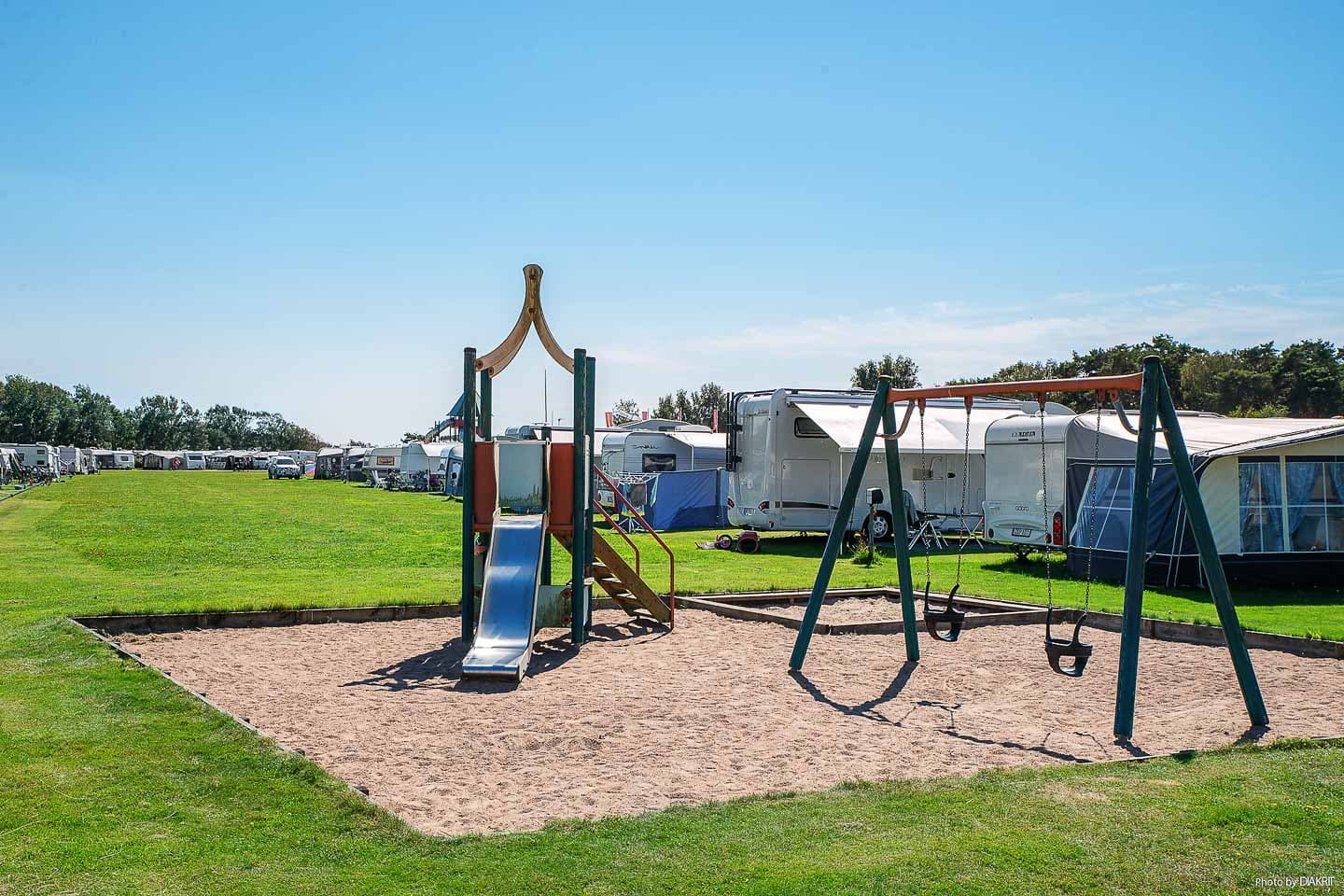 Campingområdet på First Camp Hagön - Halmstad