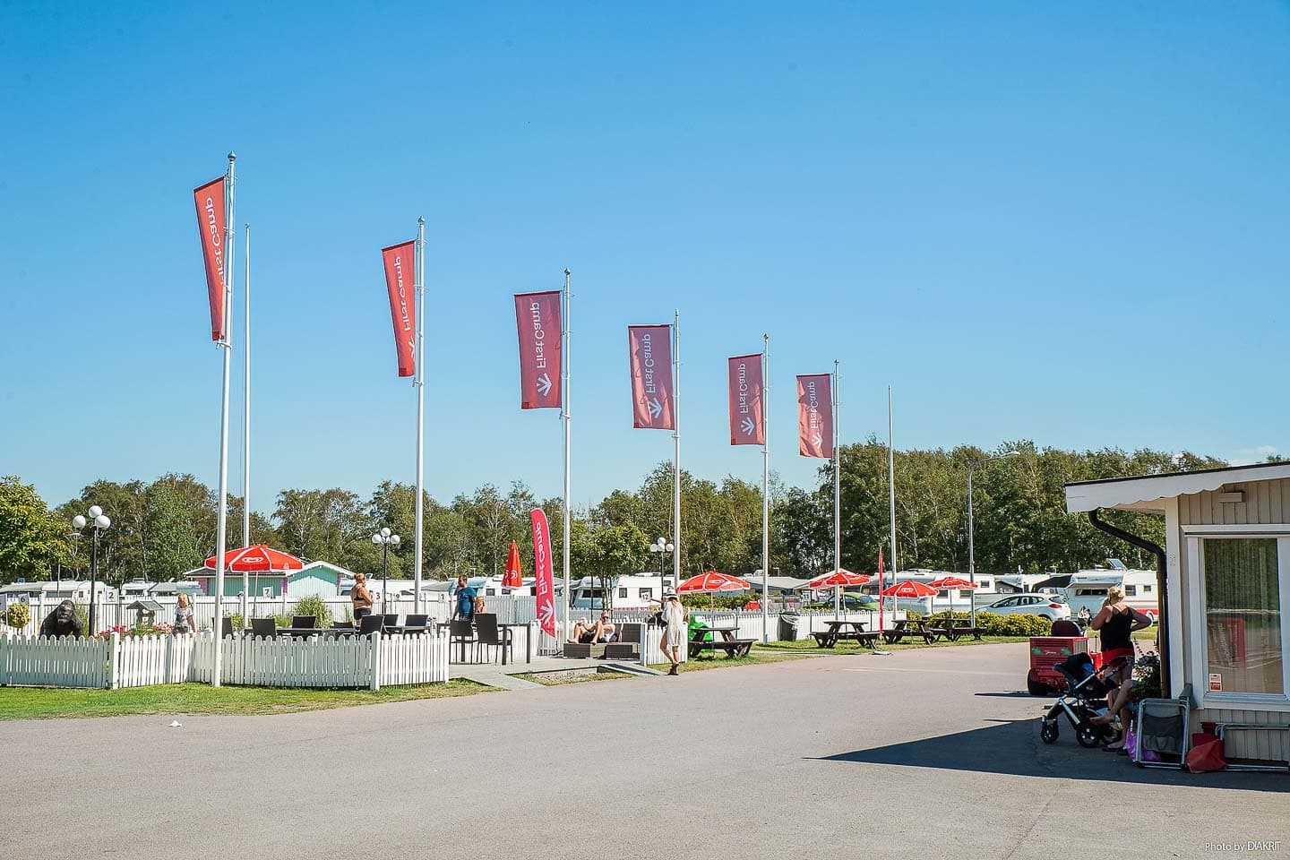 Platser för husvagn, husbil och tält på First Camp Hagön - Halmstad