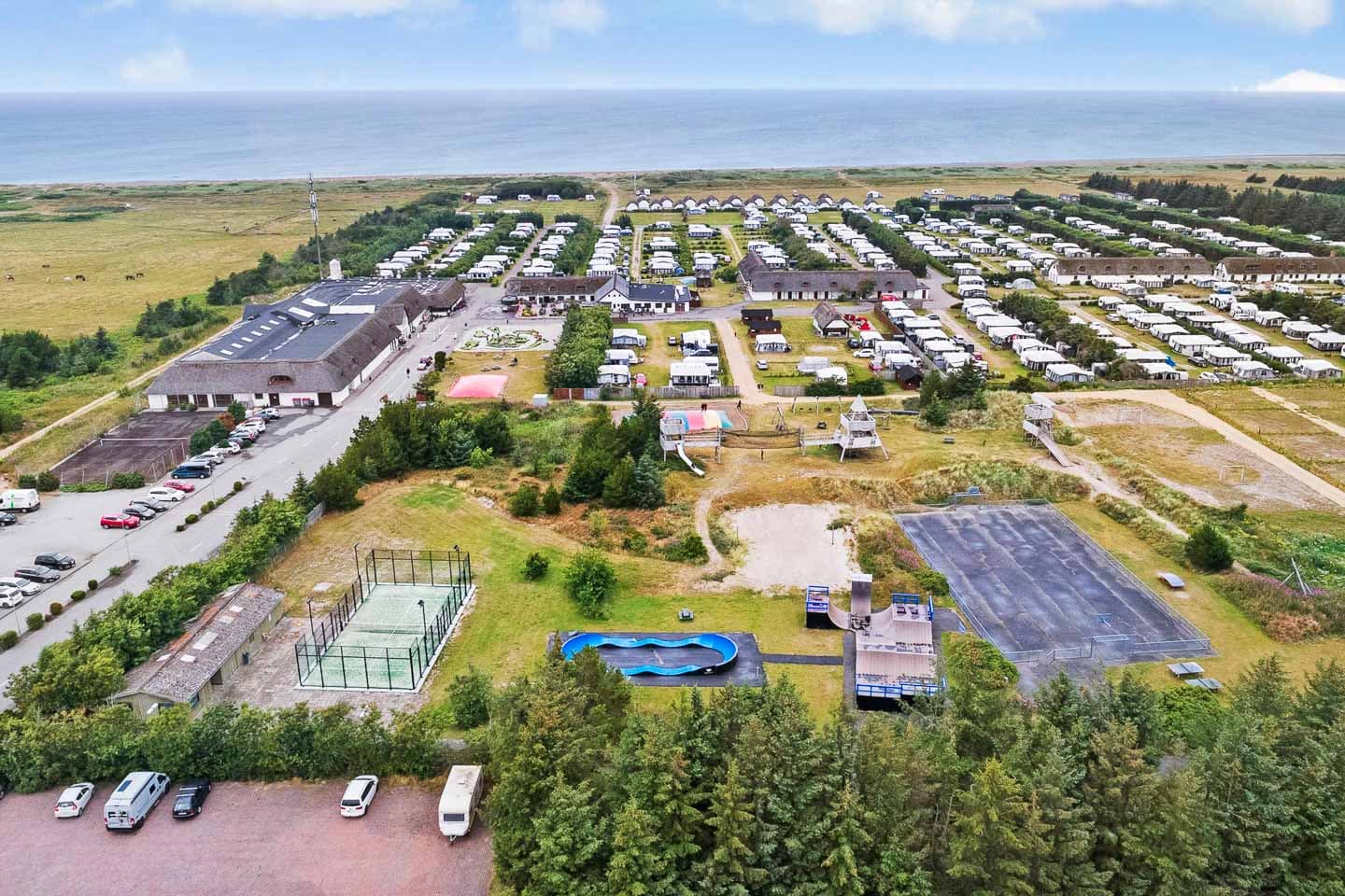 Klim Strand, camping i Nordjylland
