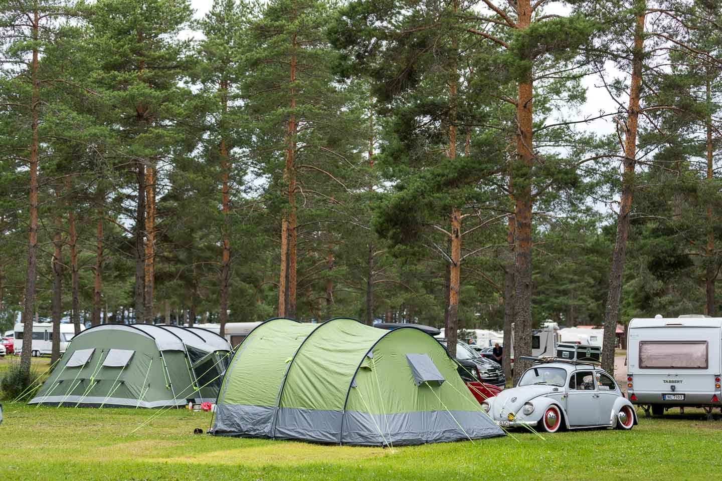Tältplats på First Camp Orsa - Dalarna