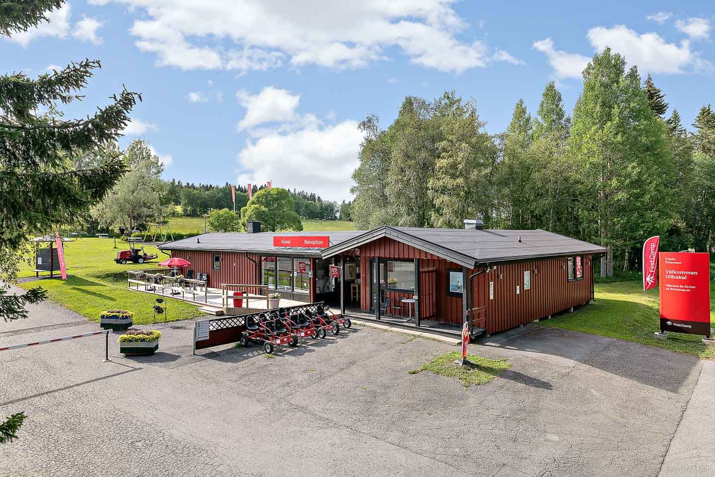 Campingplats i Östersund med rymliga campingtomter
