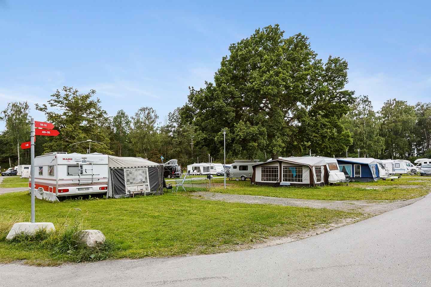 Camping för husvagn på First Camp City - Stockholm