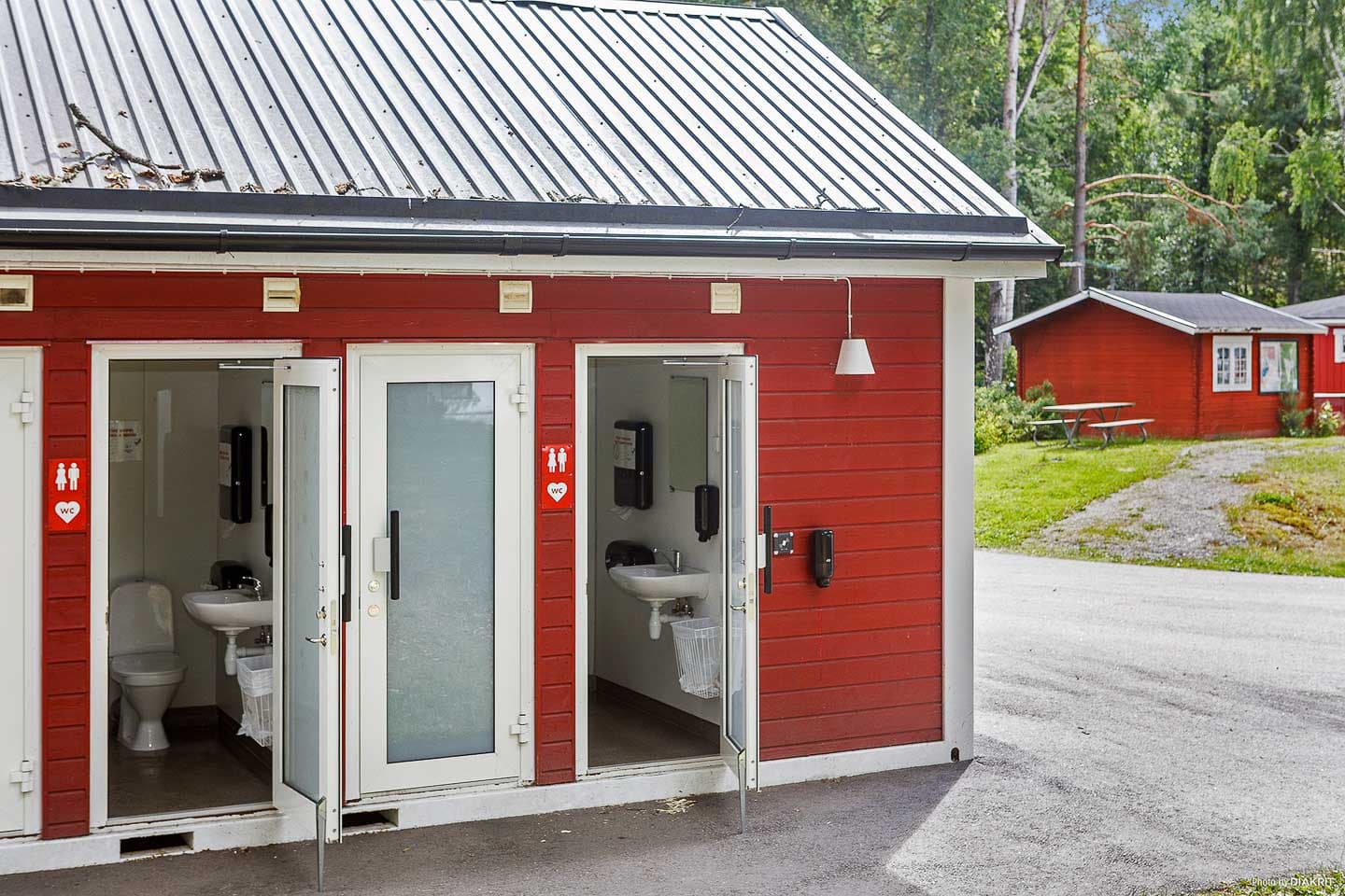 Servicehus på campingplatsen First Camp City - Stockholm