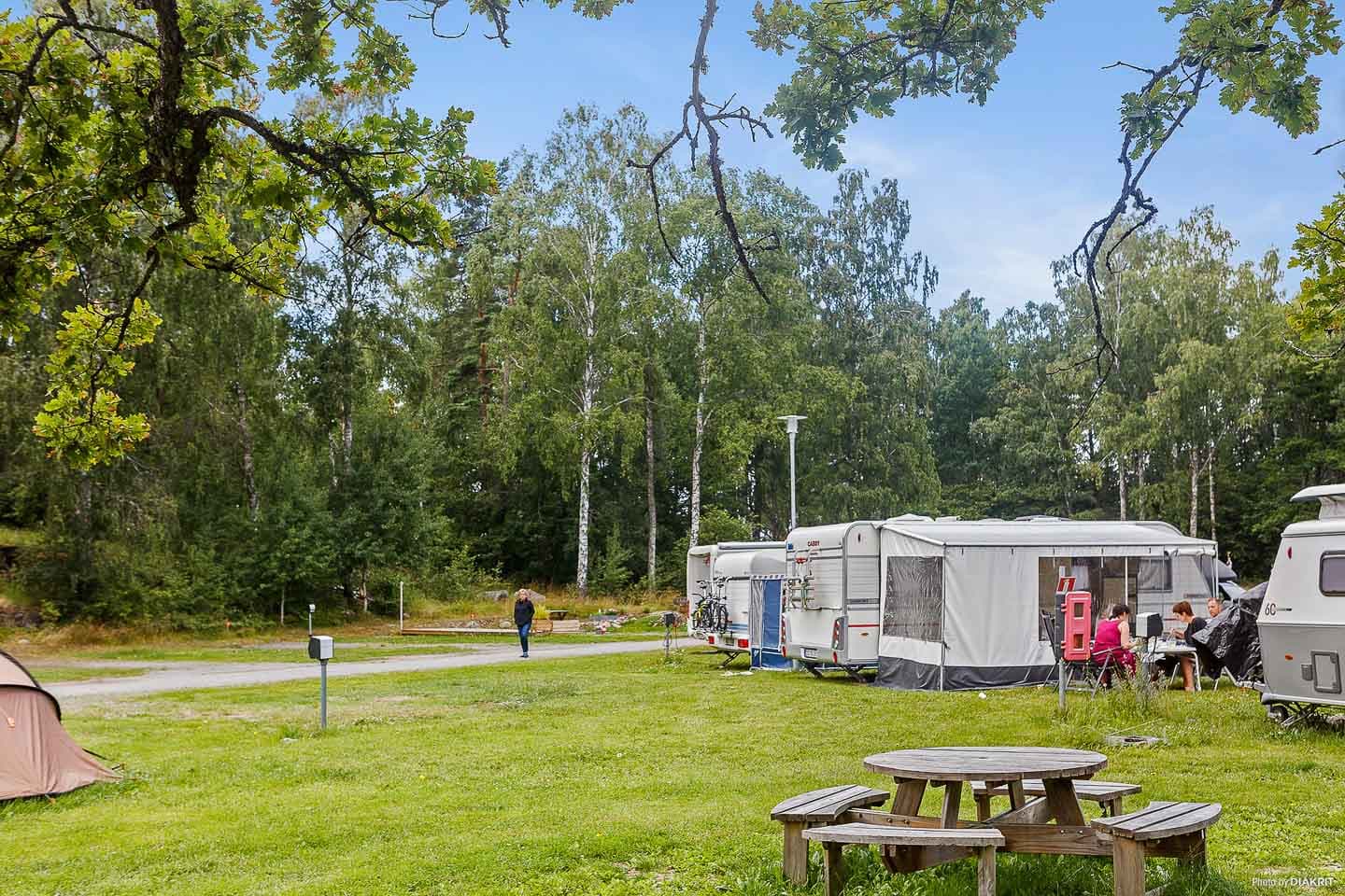 Campingtomter på campingen i Stockholm, First Camp City - Stockholm