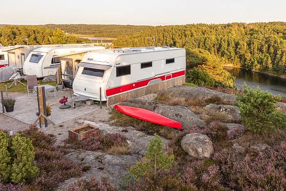 Campingtomt för husvagn på First Camp City - Strömstad