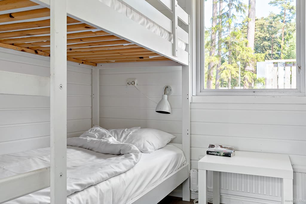 Våningssäng i stugan på first camp kolmården - norrköping