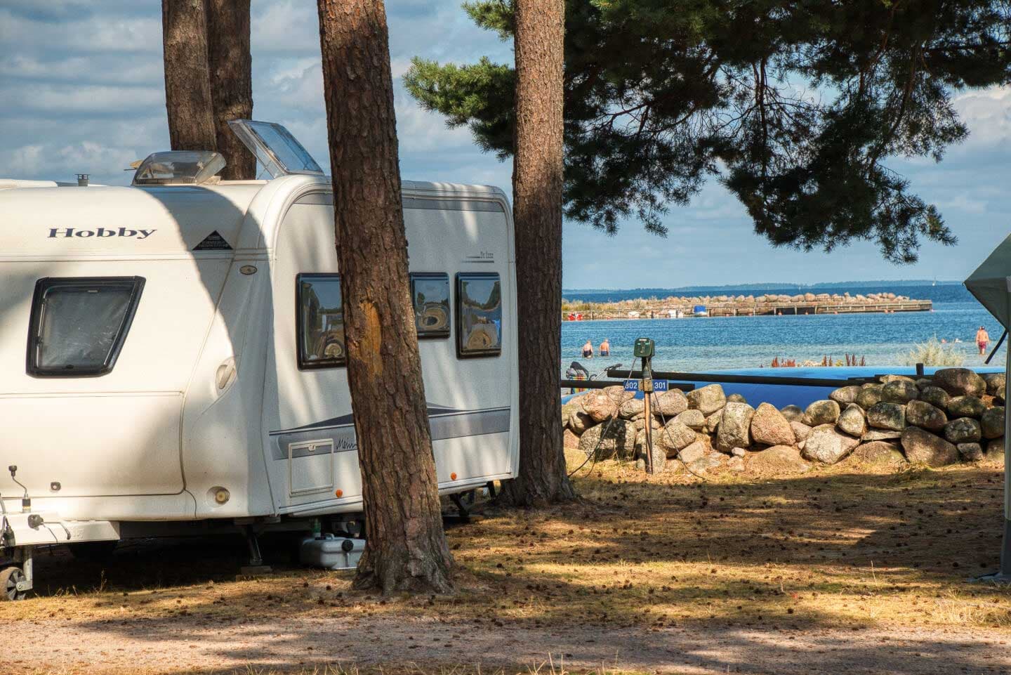 Camping på Öland nära havet på First Camp Ekerum