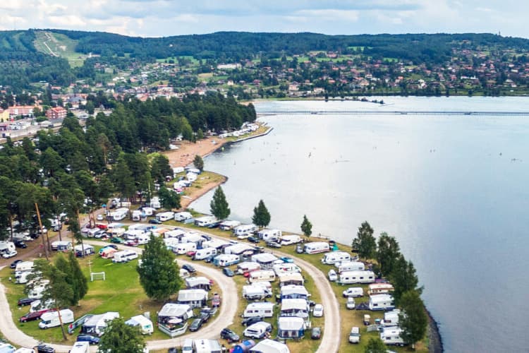 Siljansbadet - Rättvik, camping i Dalarna