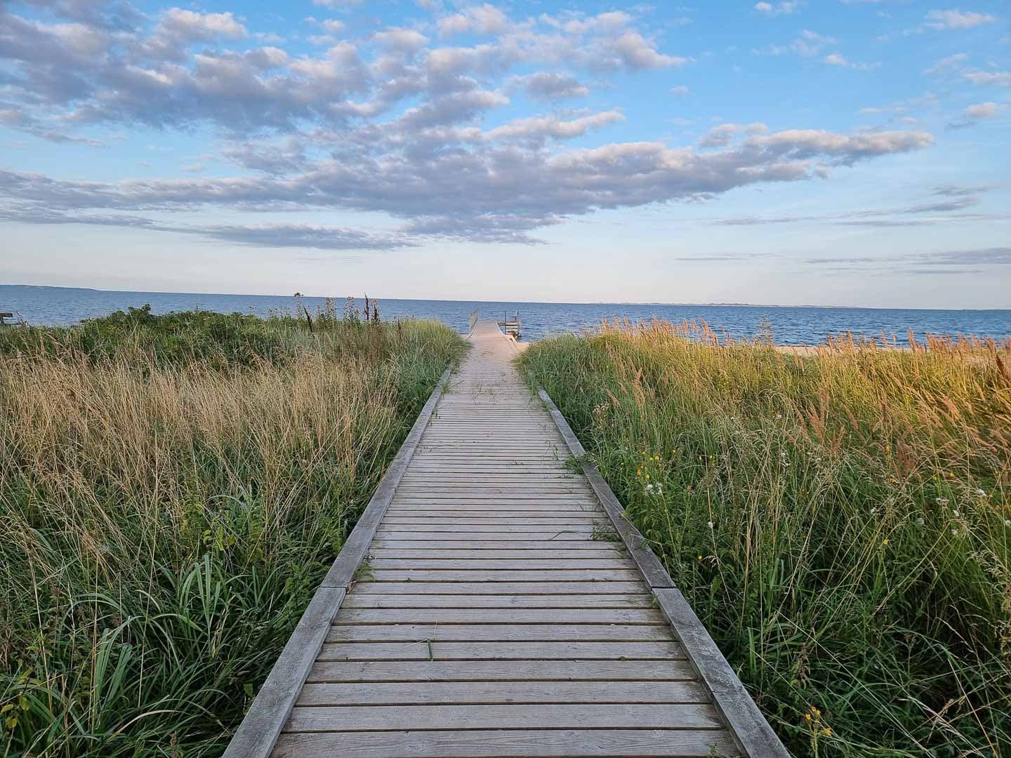 Ajstrup Strand - Aarhus, camping i Östjylland