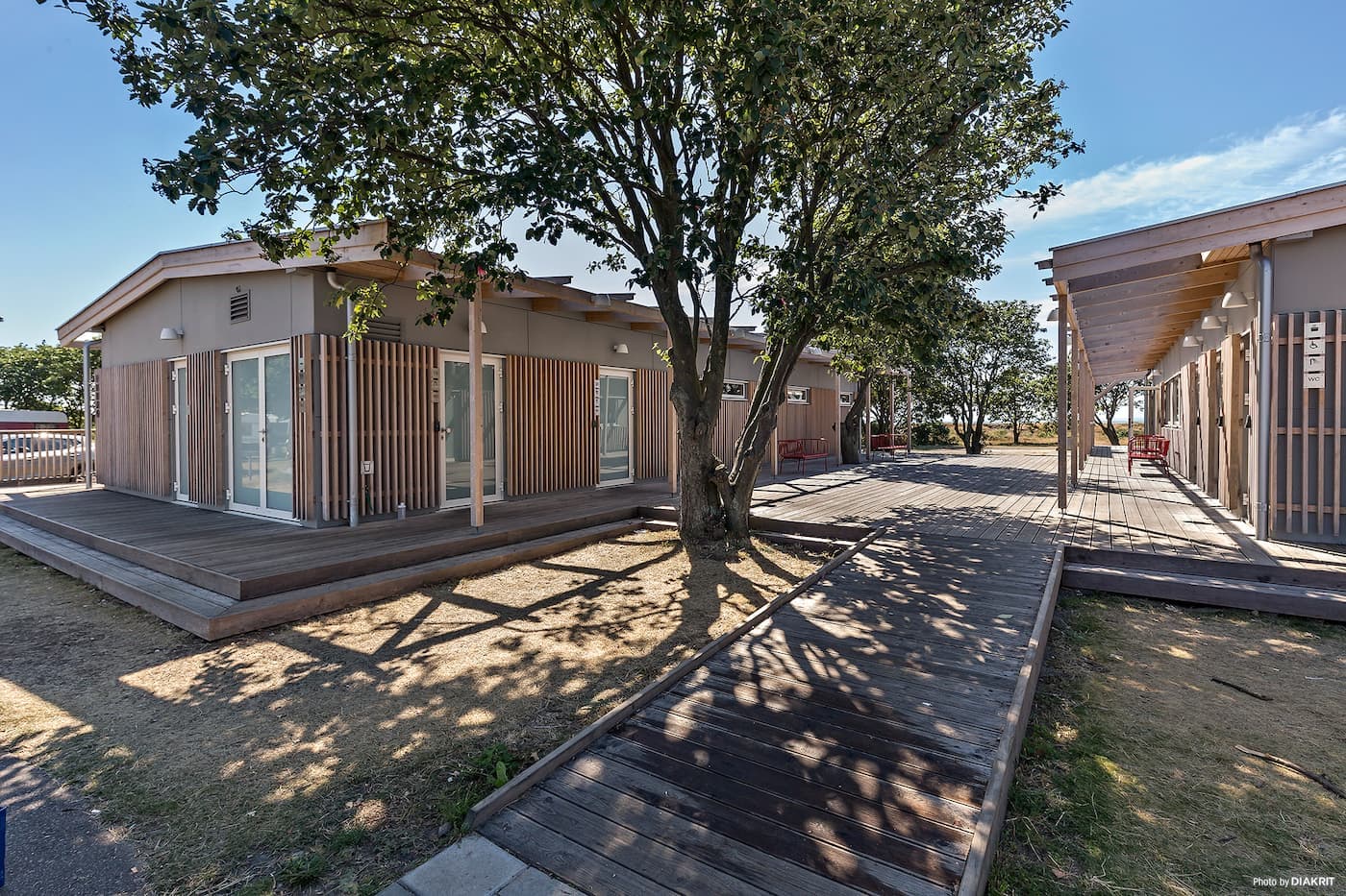 Servicehus i Helsingborg på campingen Råå Vallar - Helsingborg