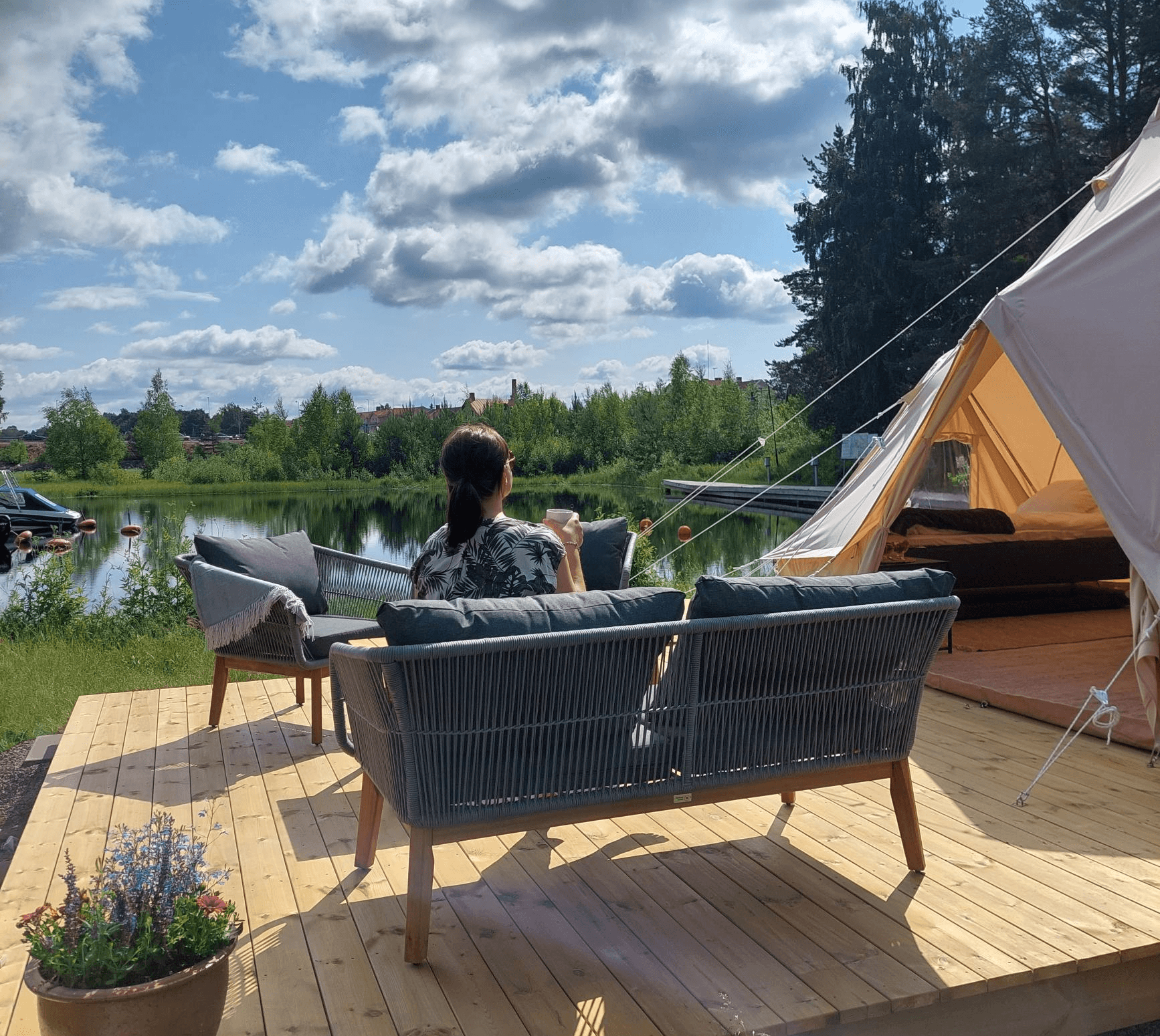 Glamping i mora, dalarna