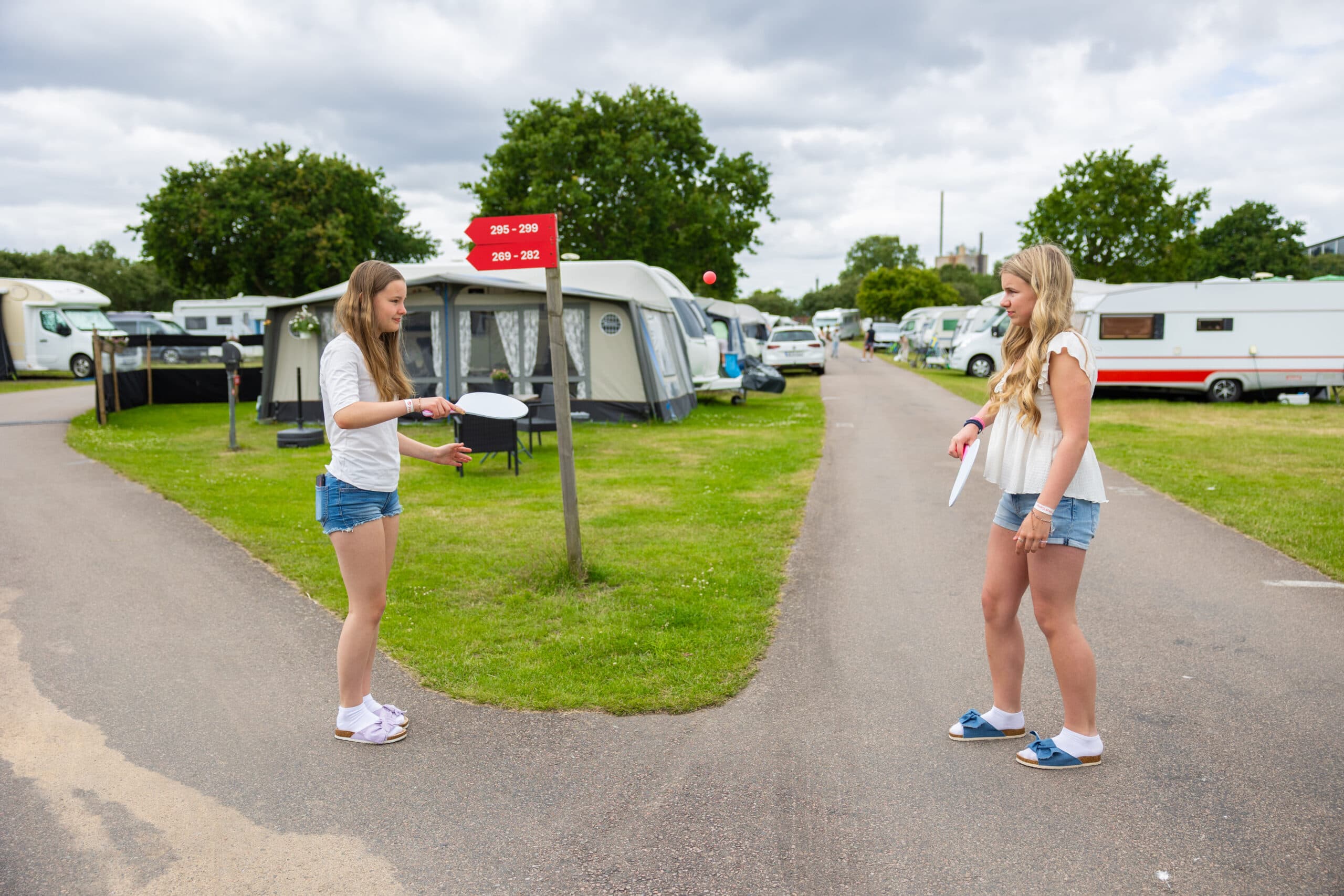 Barnvänlig camping i Helsingborg i Råå Vallar.