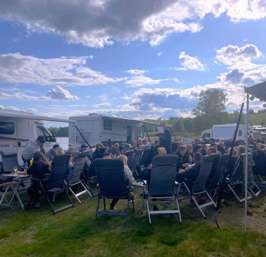 Husbilsträff på First Camp