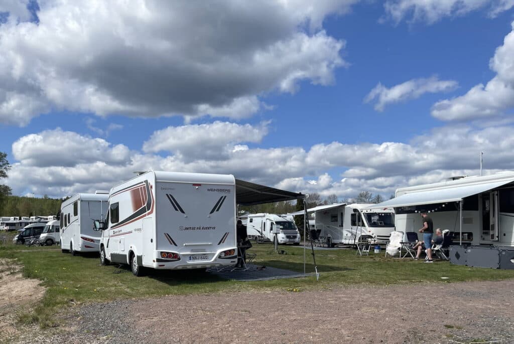 Husbilsträff på First Camp