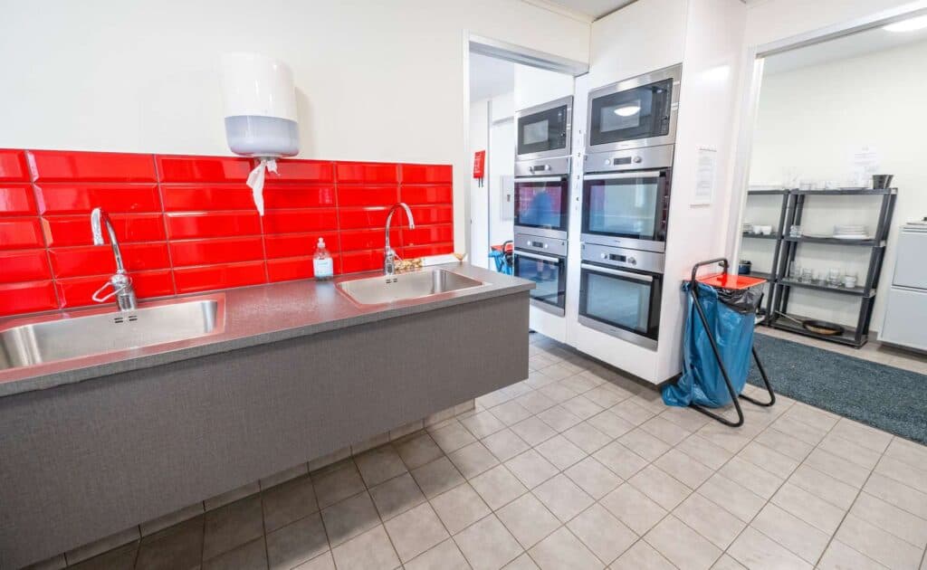 Servicehus på Nydala Umeå camping