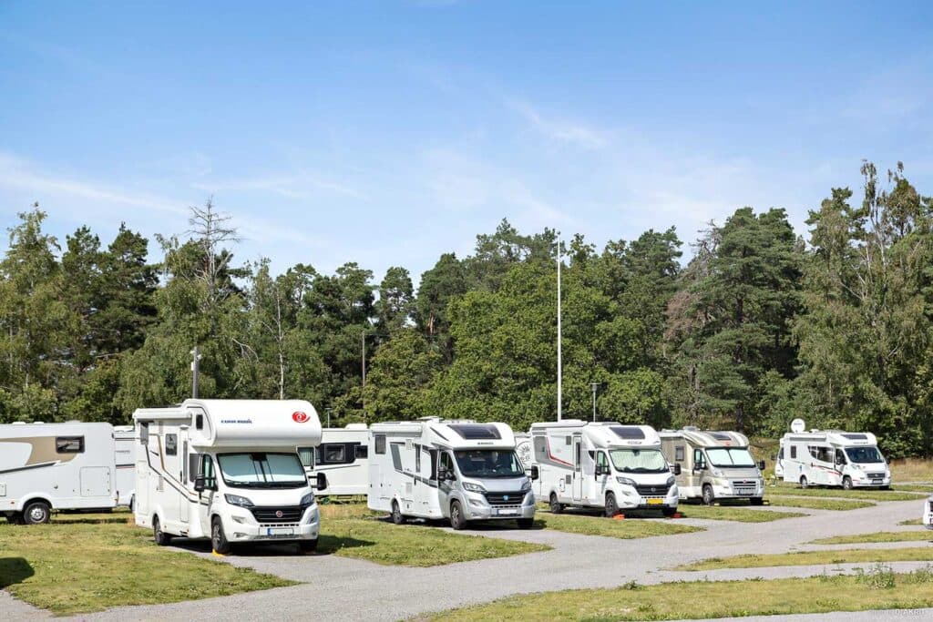 Husbilsplatser på campingen i Stockholm, First Camp City - Stockholm