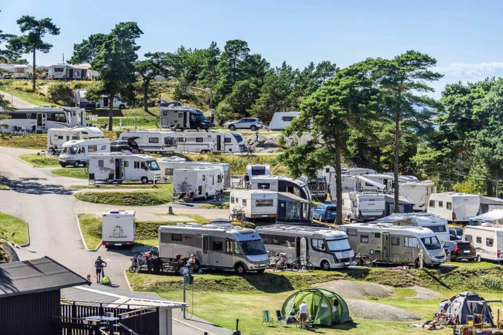 Husbilsplats på First Camp City - Strömstad