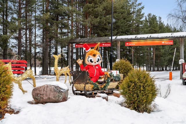 Vinter i Dalarna på First Camp Moraparken - Dalarna Camping