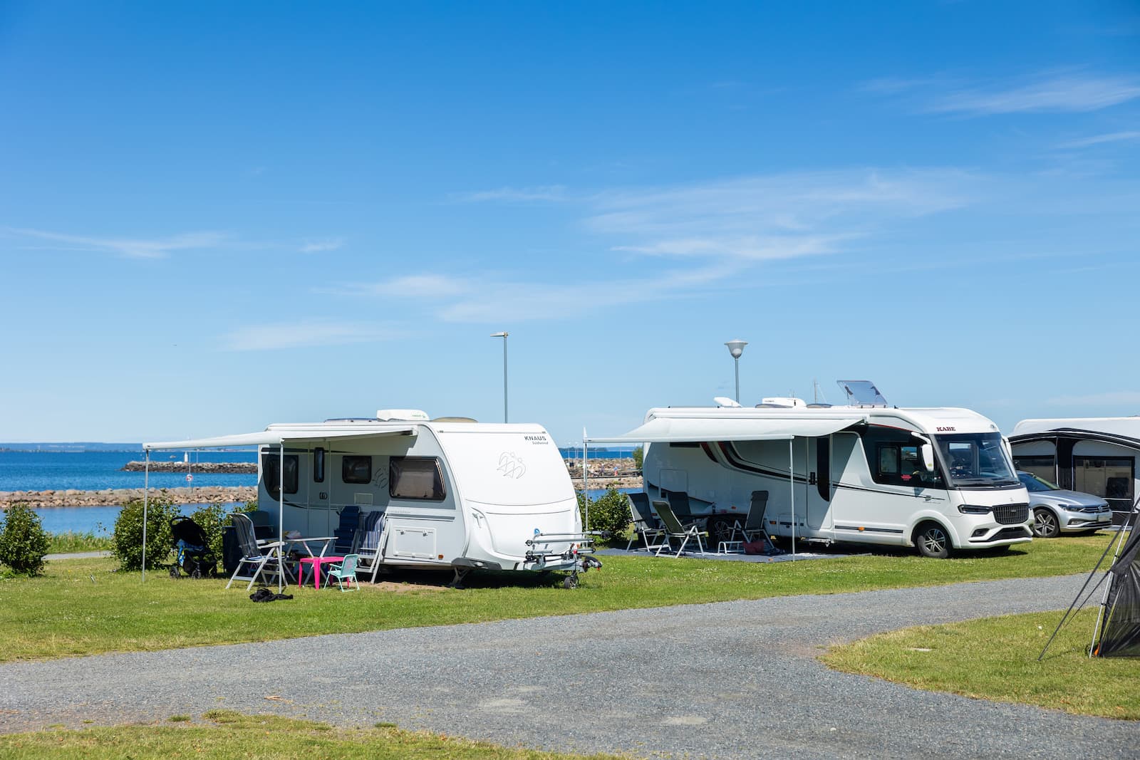 Camping i Jönköping kommun på First Camp Gränna