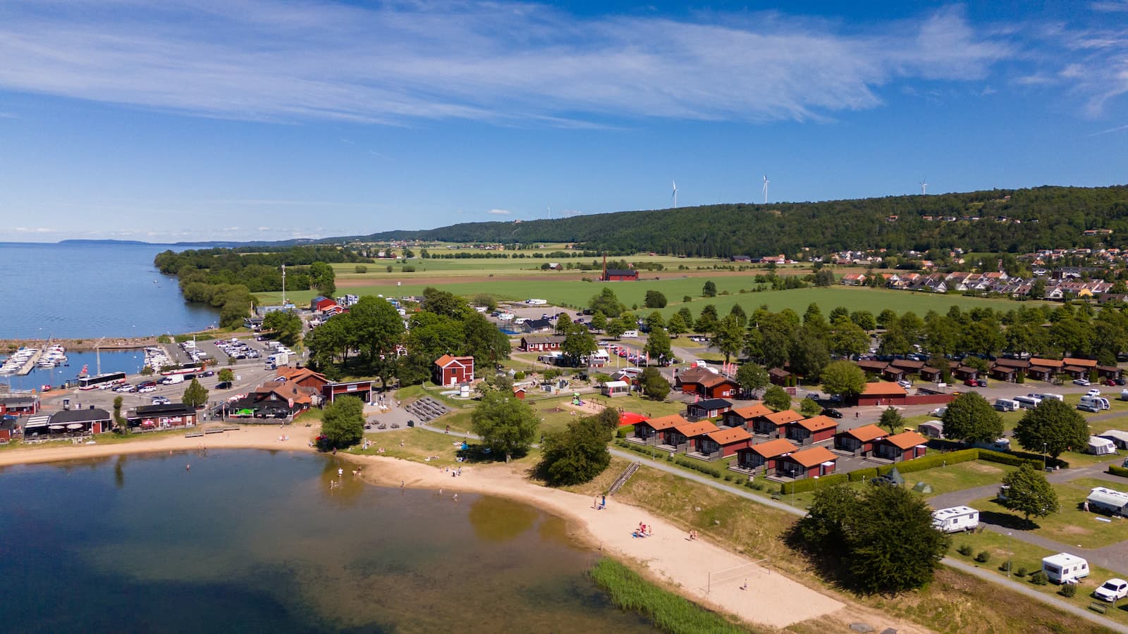 Campingområde på First Camp Gränna - Vättern