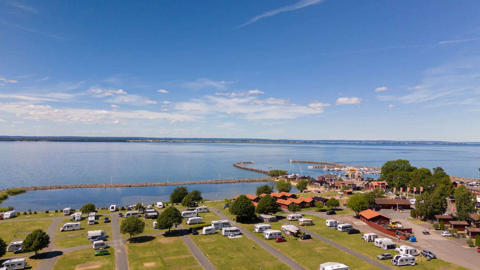 Campingområde på First Camp Gränna - Vättern