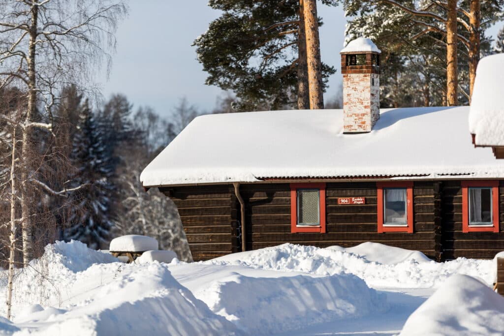 Vinter Enåbadet - Rättvik Camping