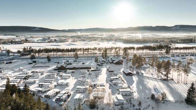 Bø Telemark naturnära camping vinter
