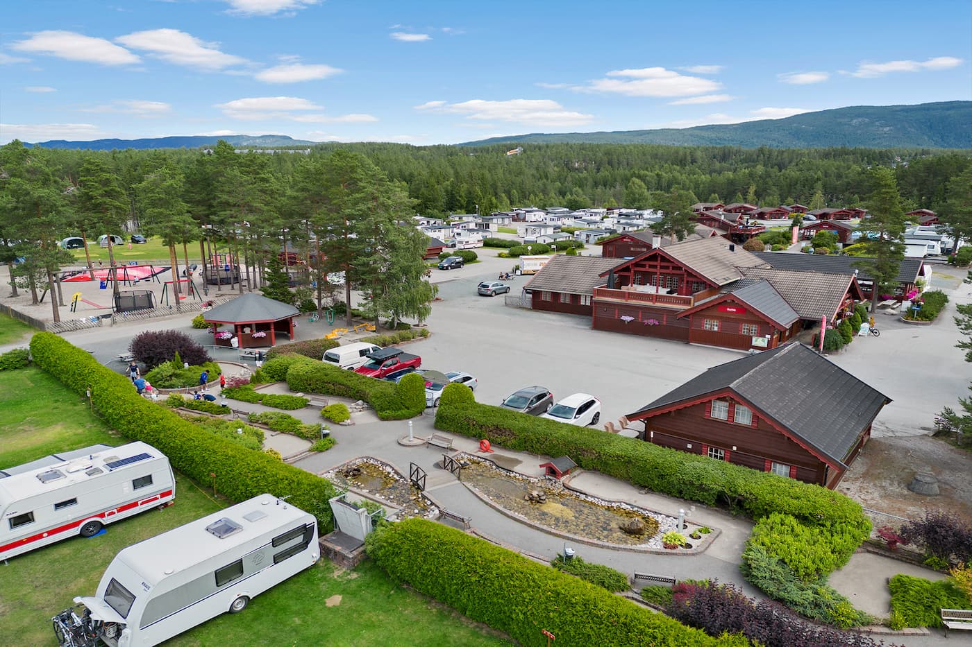 Oversiktsbilde over Bø - Telemark