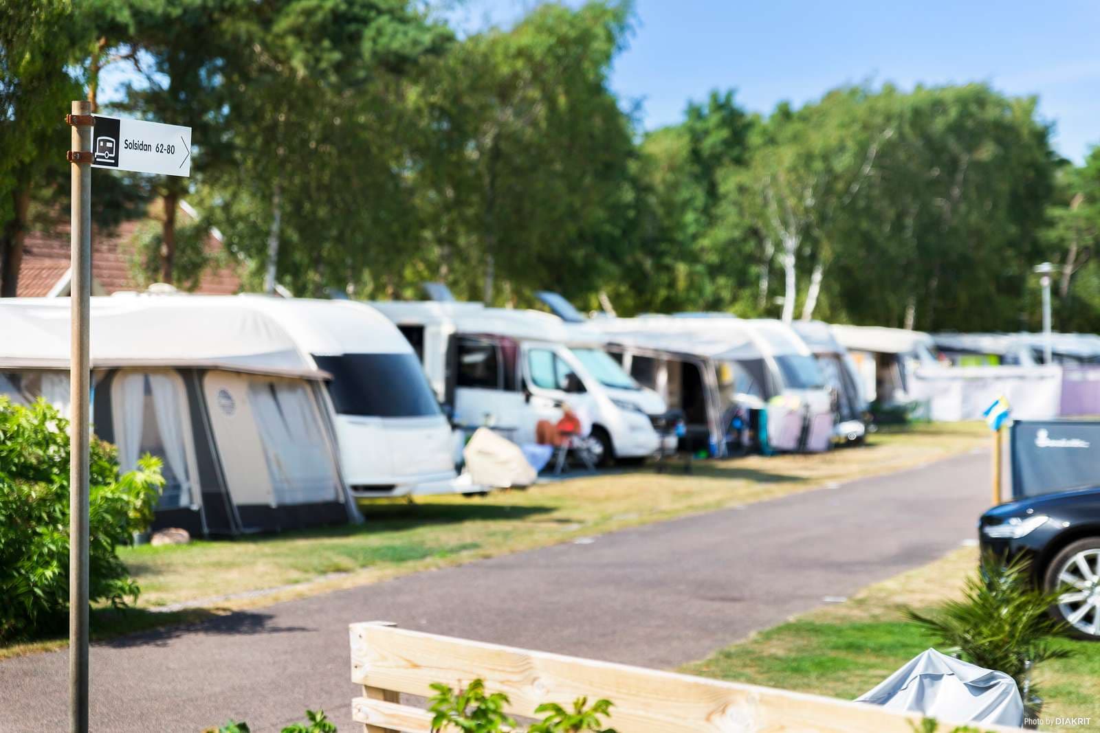 Campingtomter på First Camp Tylösand i Halmstad