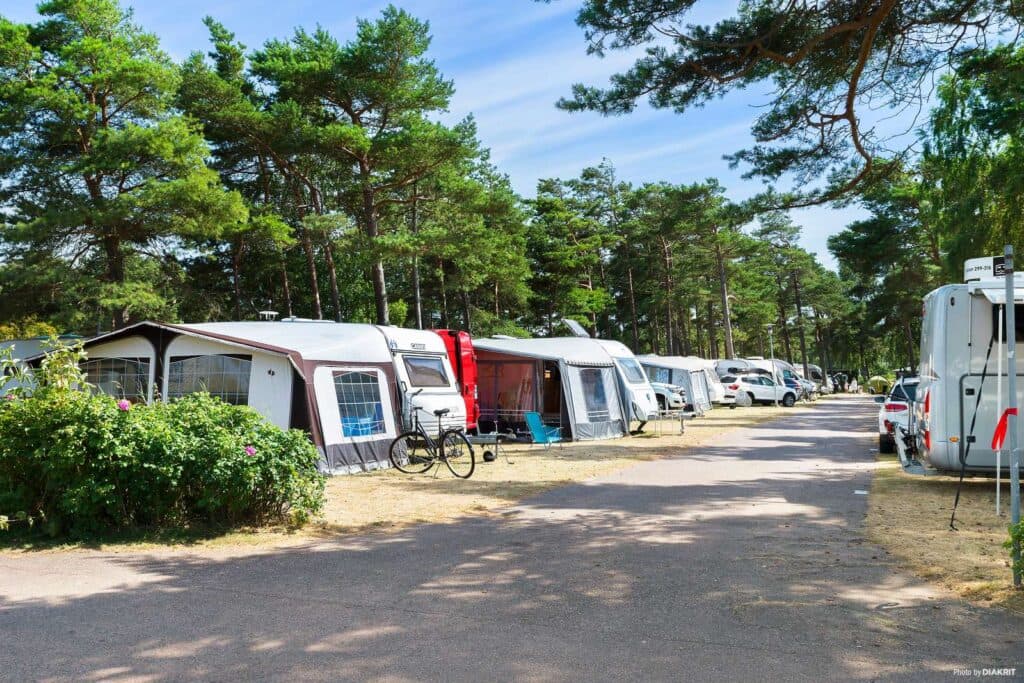 Campingtomter på First Camp Tylösand i Halmstad