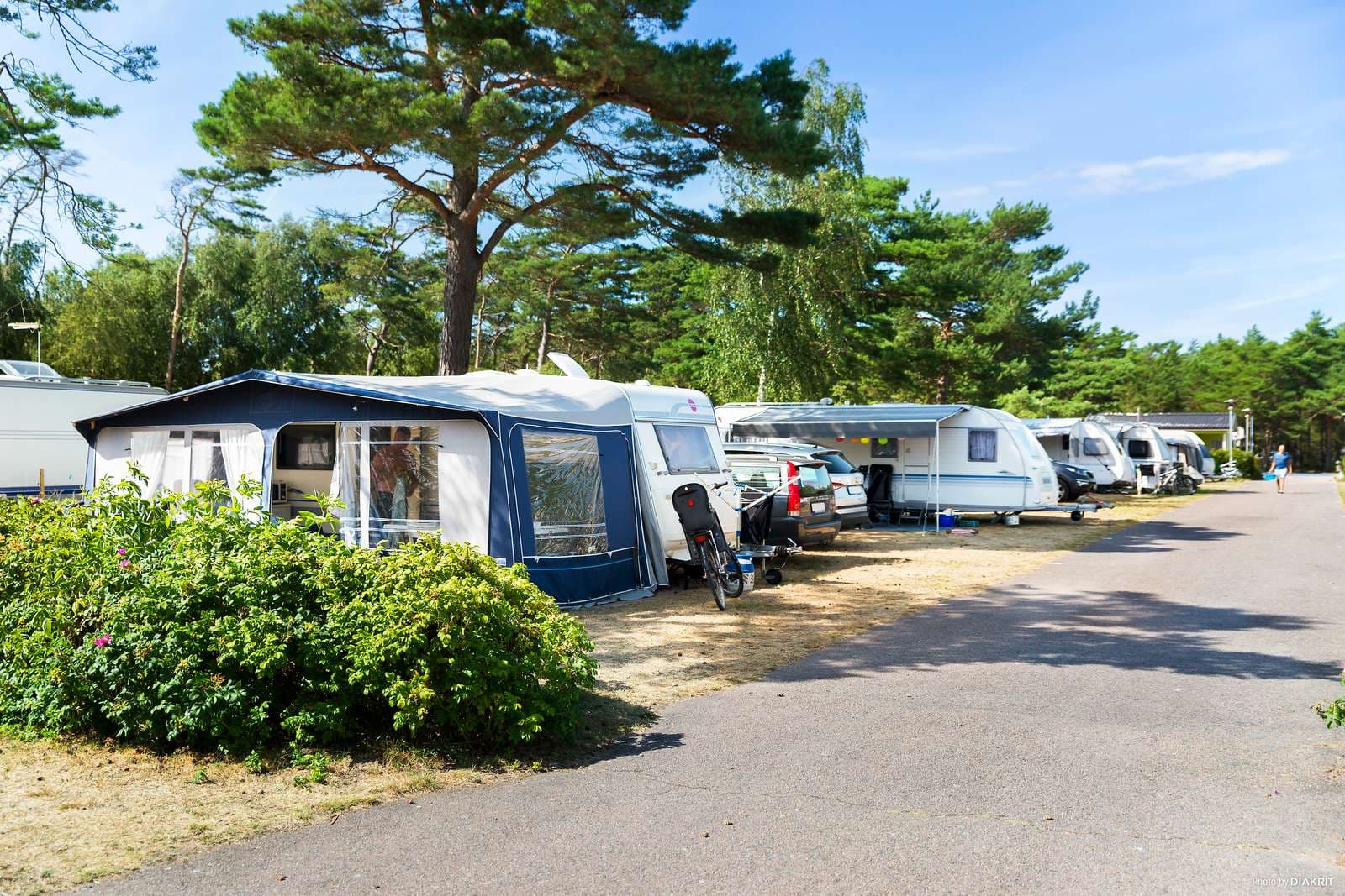 Campingtomter på First Camp Tylösand i Halmstad