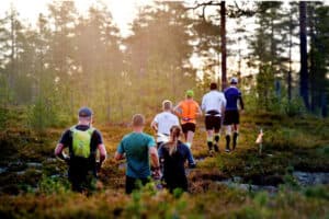 Träning löpning moraparken - Dalarna