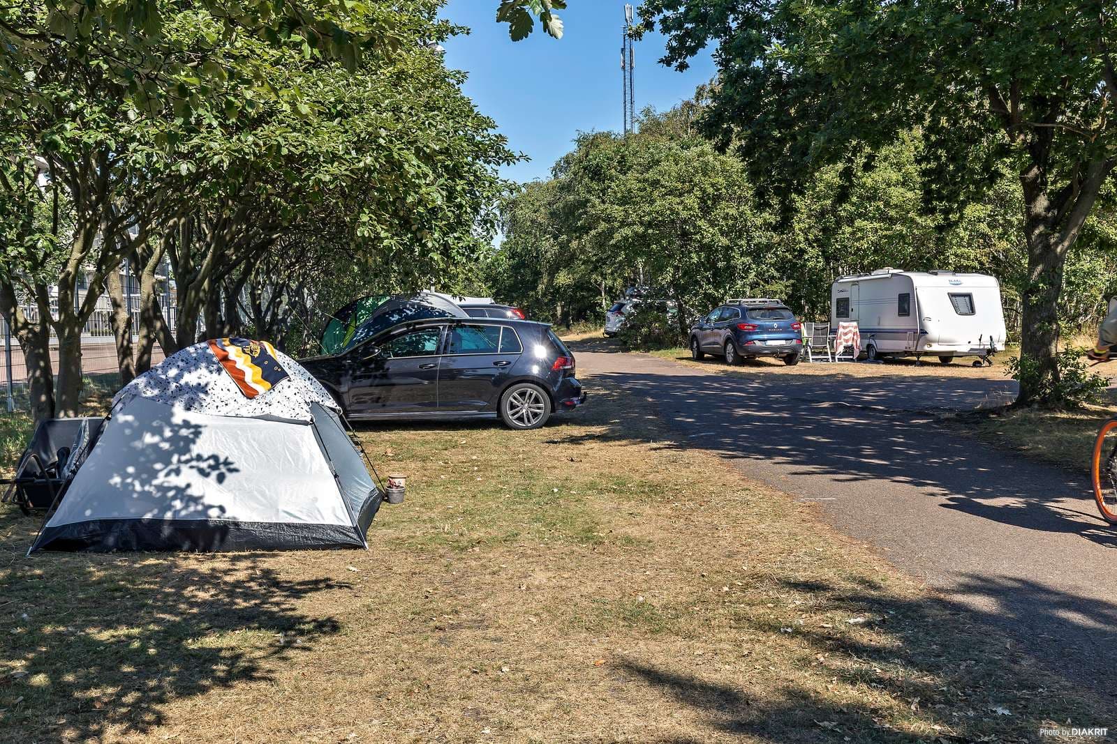 Tältplats i Helsingborg på campingen Råå Vallar - Helsingborg