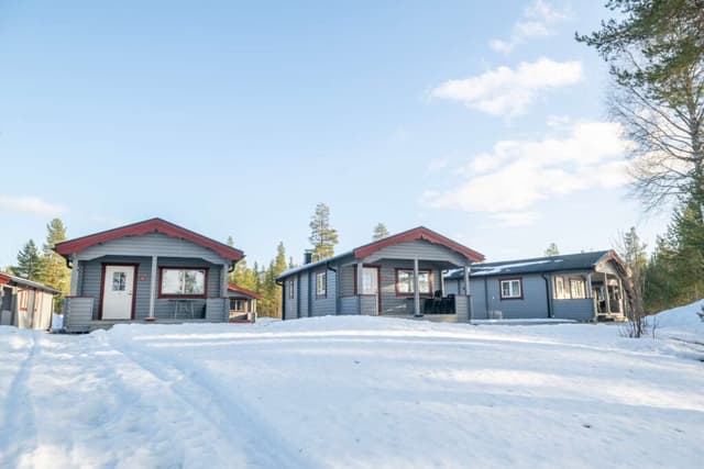 Vinter på campingen First Camp Ansia - Lycksele