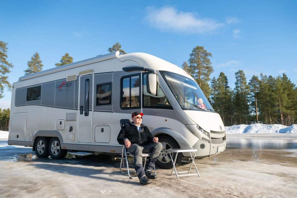 Vintercamping på First Camp Ansia - Lycksele
