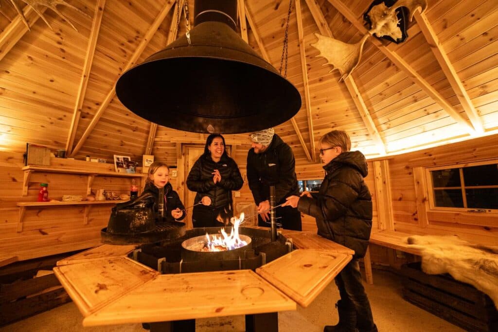 Grillkåta på campingplatsen Ansia - Lycksele