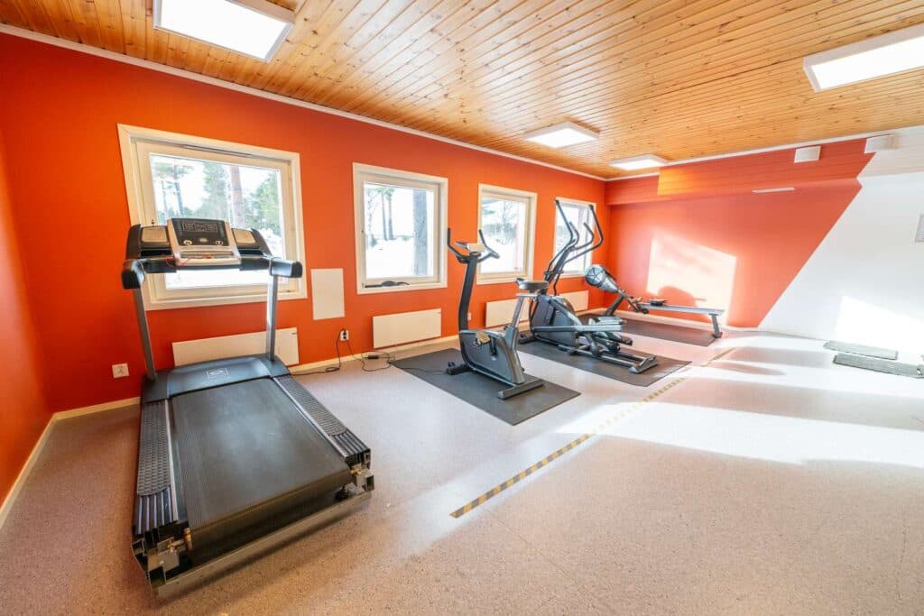 Gym på campingplatsen Ansia - Lycksele