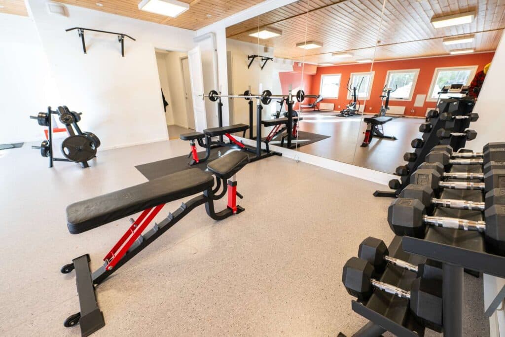 Gym på campingplatsen Ansia - Lycksele