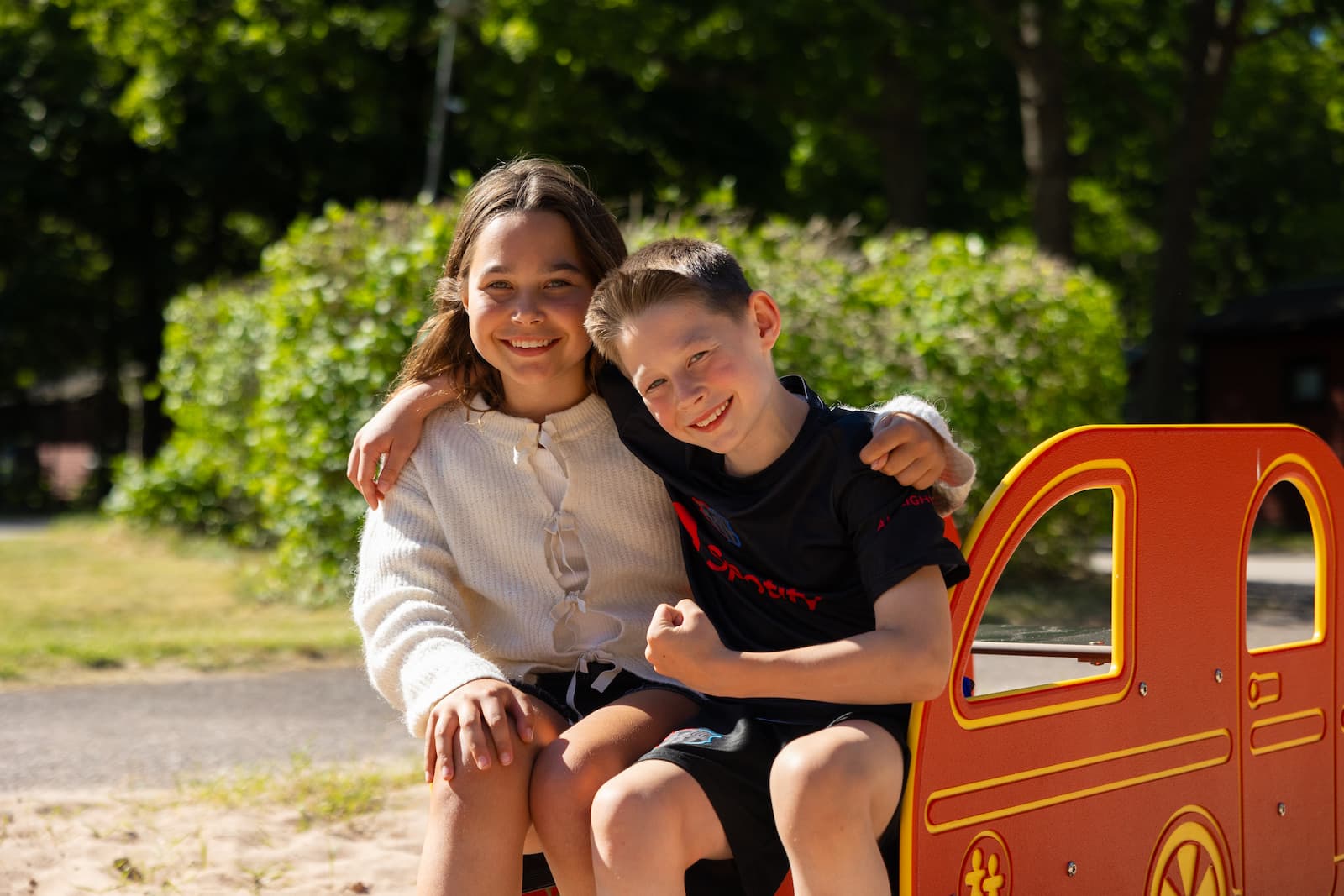 Lekplats på campingen First Camp Glyttinge - Linköping
