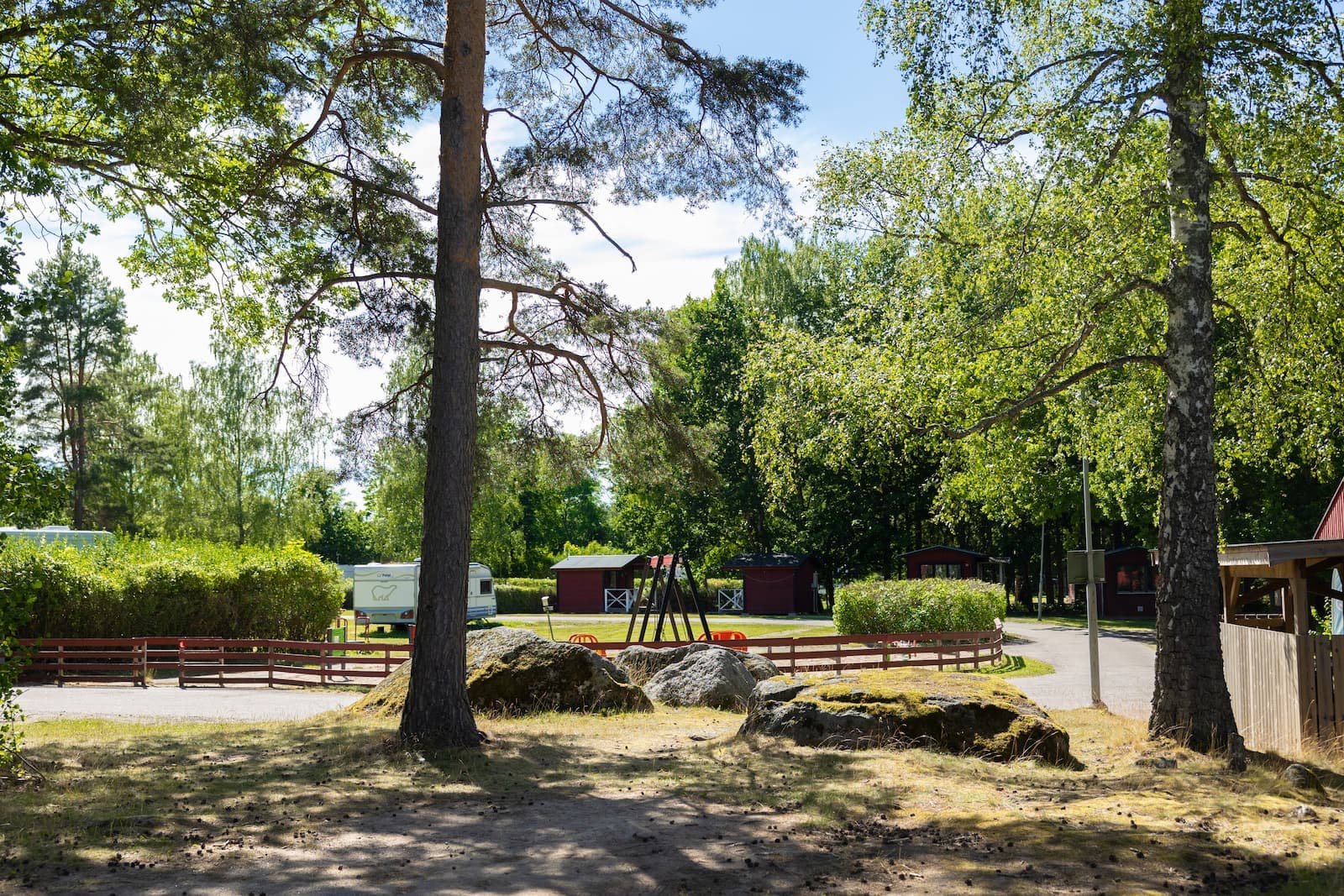Campingområdet på First Camp Glyttinge - Linköping