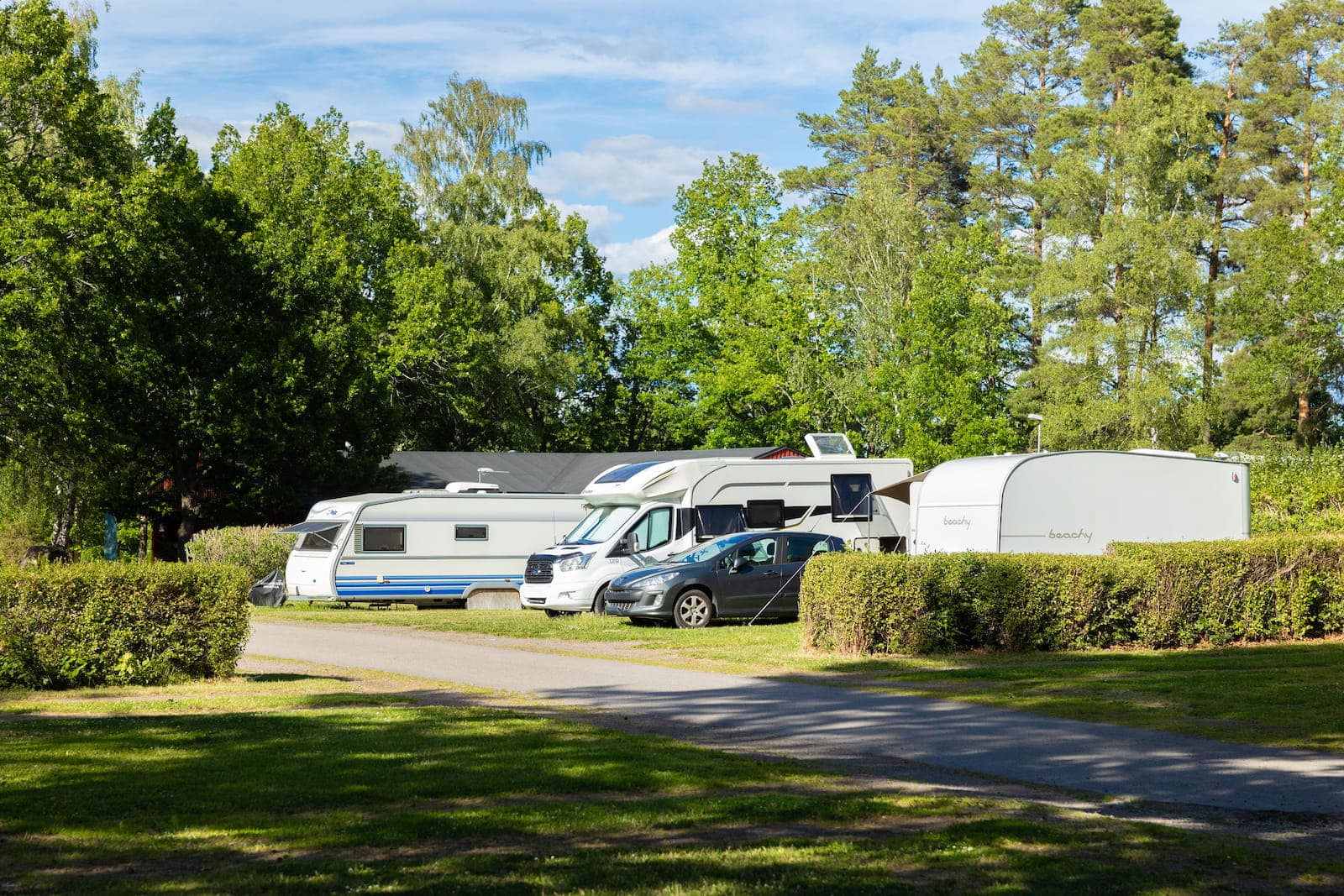 Campingområdet på First Camp Glyttinge - Linköping