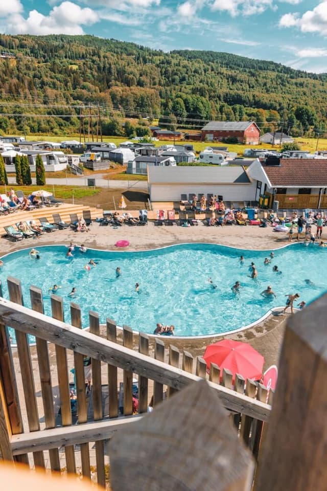 Pool på Gol - Hallingdal camping, Hallingstampen Friluftsbad