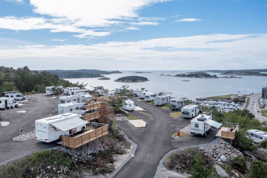 Husbilsplats på First Camp City - Strömstad
