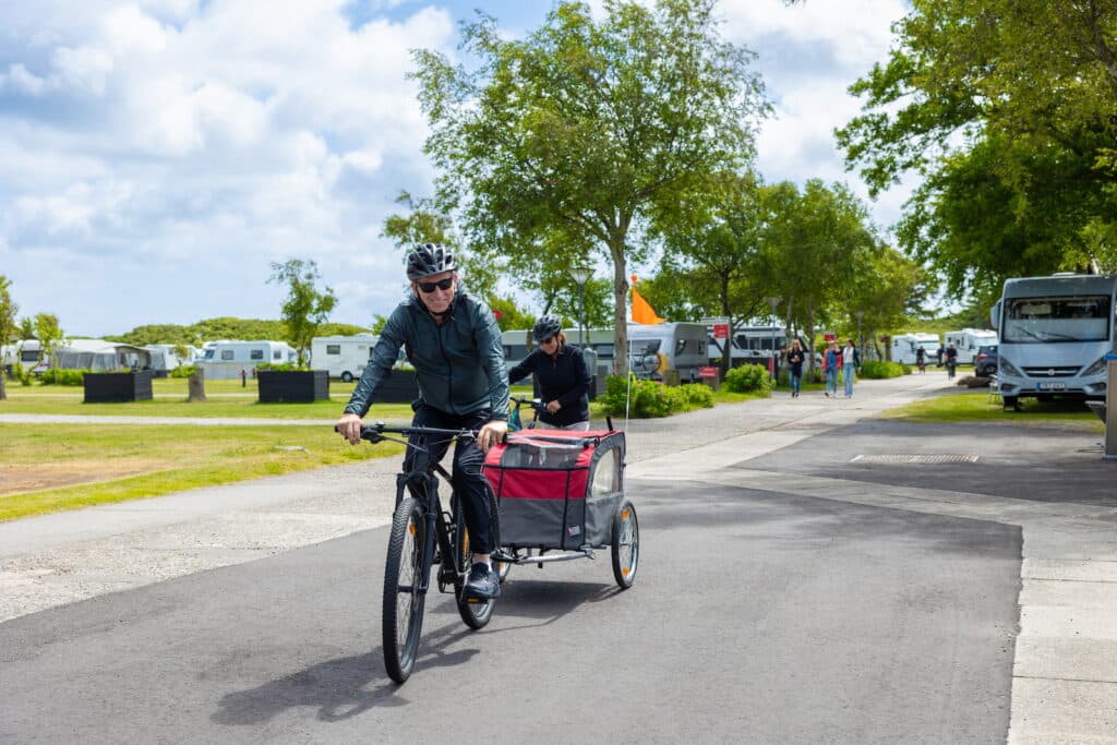 Cykling längs Vestkystruten i Danmark