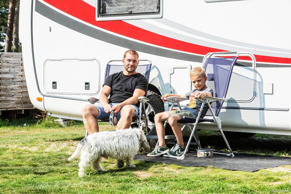 Hundvänlig campingplats i Dalarna på First Camp Orsa