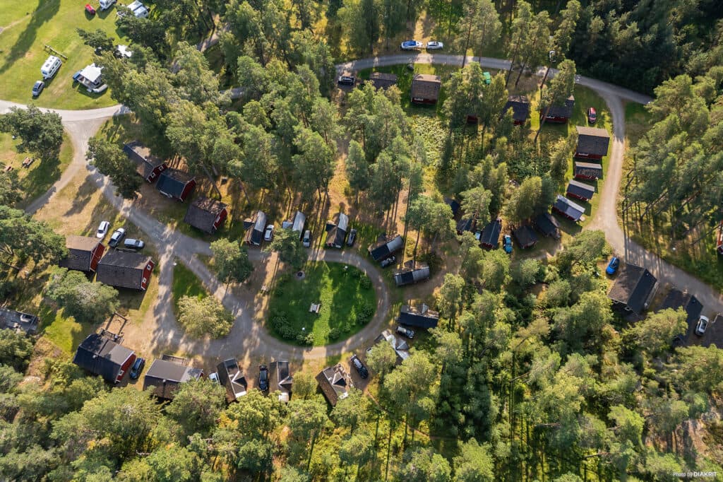 Campingområdet på First Camp Duse Udde i Säffle