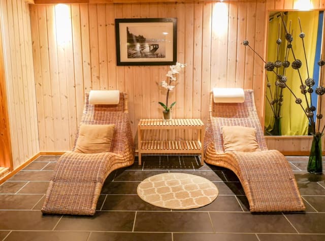 Relaxavdelning på campingen Sommarvik med wellnesskänsla.