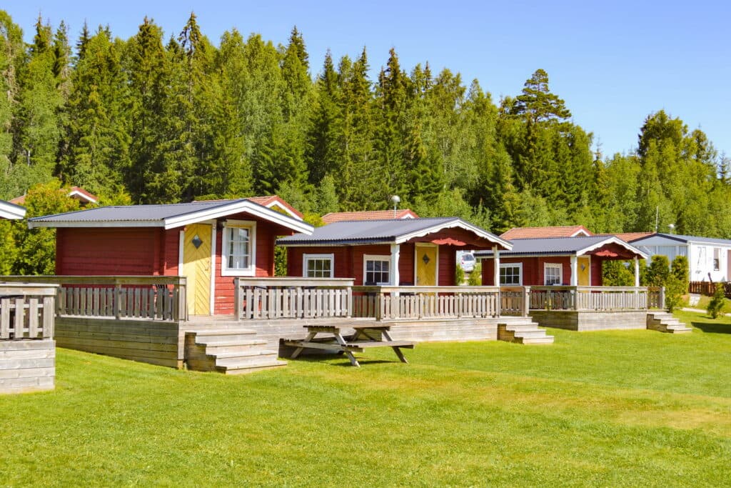 Exteriör för stuga Bytorp på Haganäset.